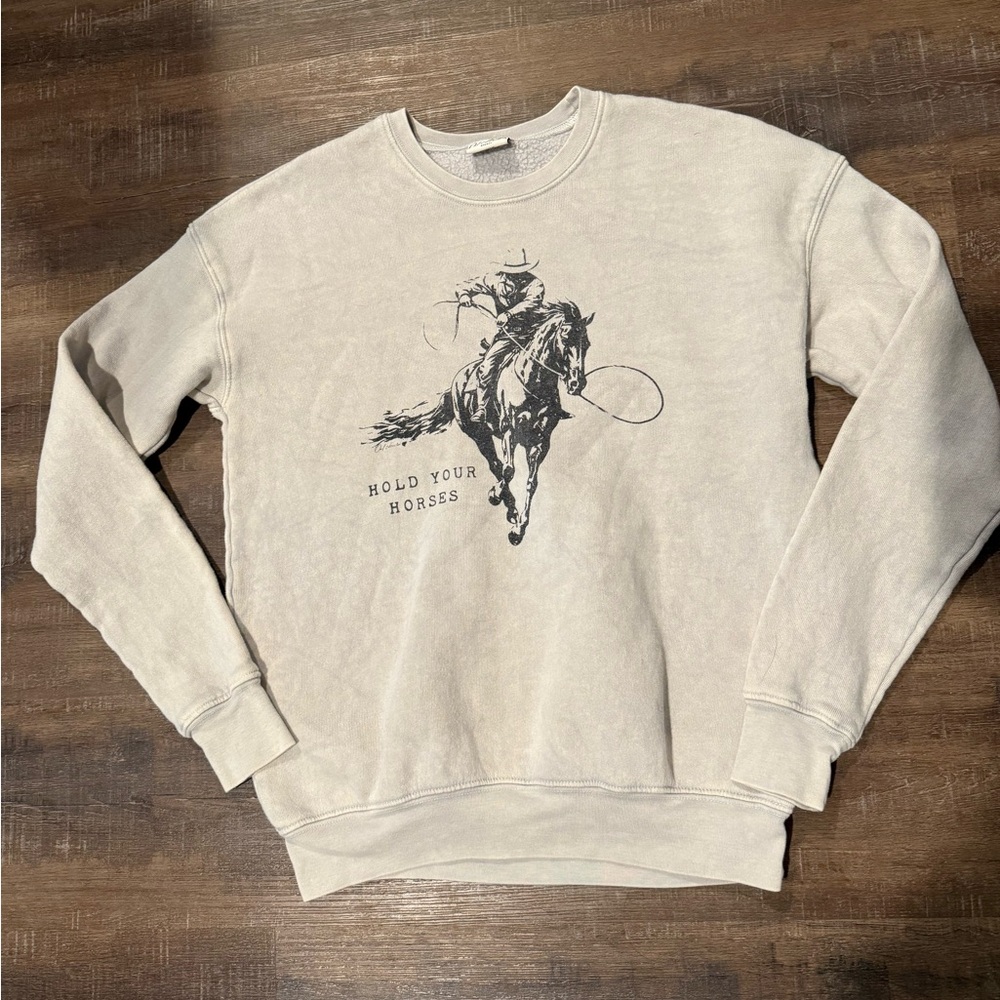 “Hold Your Horses” crewneck